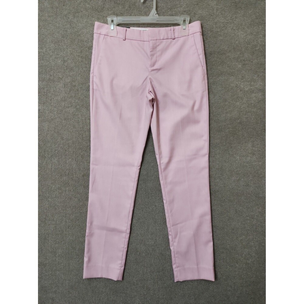 Banana Republic Ryan Fit Dress Pants Womens 2 Pink Slim Fit Stretch Career NEW